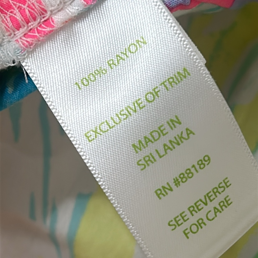 Lilly Pulitzer Women's Bal Harbour Palazzo Pants Sparkling Sands Size Medium - Picture 9 of 15